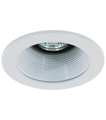LiteLine 4 Inch Trim Mr16 75 Watt White Baffle Wh Trim Model: GR-TH01-WHWH
