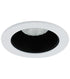LiteLine 4 Inch Trim P20 50 Watt Black Reflector White Model: HV4-TH4002-BK