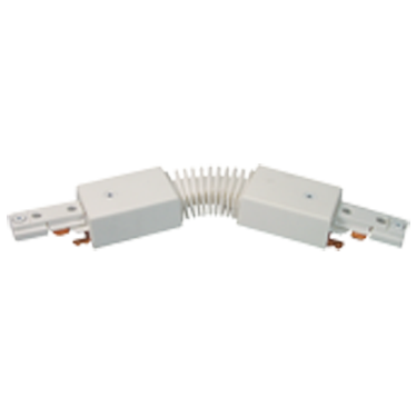 LiteLine A-Line track single circuit Single Circuit Flexible Connector Silver Model: ATKC05-SL