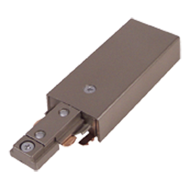 LiteLine A-Line track single circuit Single Circuit Live End Power Feed Black Model: ATKP09-BK