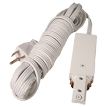 LiteLine A-Line track single circuit Single Circuit Wired End Power Feed 15 Foot Model: ATKP10-SL