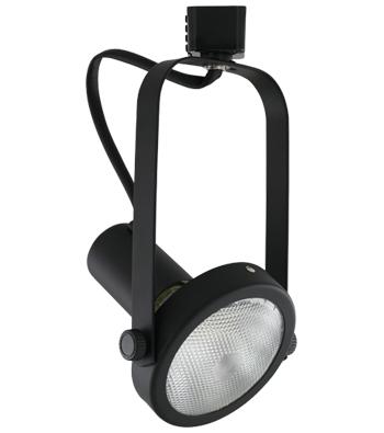 LiteLine Athena Track Fixture 120 Par30 75 Watt A Model: A-PAR221/30-BK