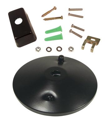 LiteLine Ceiling Canopy With Mounting Hardware Black Model: CN6250-BK