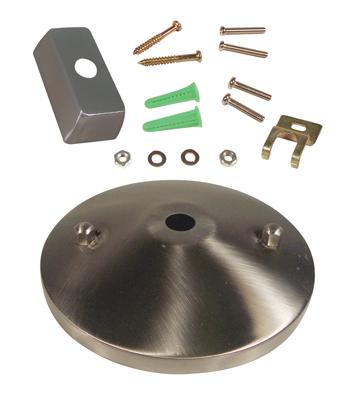 LiteLine Ceiling Canopy With Mounting Hardware Brushed Model: CN6250-BN