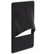LiteLine Eyelid Face Plate 1 Gang Bk Square Black Model: OSL-EYE1-BK