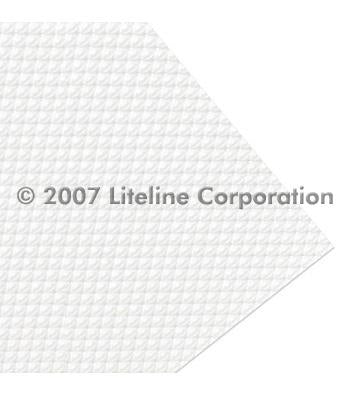 LiteLine K12.095 Opal Prismatic Styrene 23 4 X 23 4 Model: K12-22 OS