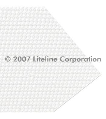 LiteLine K12 .110 Opal Prismatic Acrylic 11 4 X 47 4 . Model: K12-14 OA-110