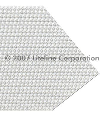 LiteLine K12 Clear Prismatic Acrylic 23 4 X 23 4 Model: K12-22 CA