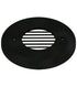 LiteLine Louver Face Plate 1 Gang Bk Round Black Model: OSL-LVRR-BK
