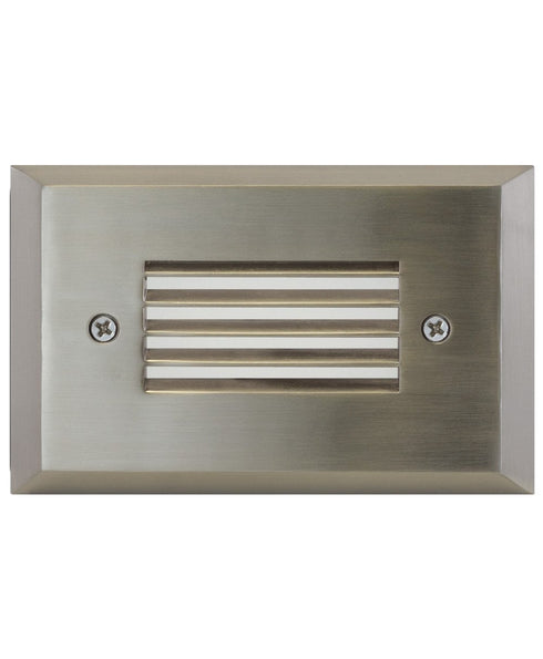 LiteLine Louver Face Plate 1 Gang Bn Square Brushed Model: OSL-LVR1-BN