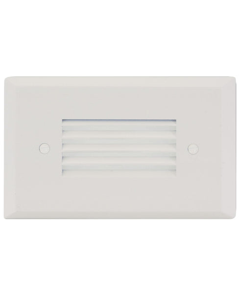 LiteLine Louver Face Plate 1 Gang Fwh Square Flat Model: OSL-LVR1-FWH