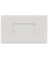 LiteLine Louver Face Plate 1 Gang Fwh Square Flat Model: OSL-LVR1-FWH