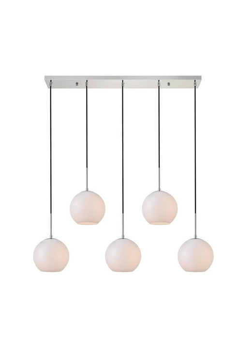 Living District Baxter 5 Light Pendant Model: LD2229BR