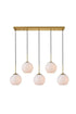 Living District Baxter 5 Light Pendant Model: LD2229BR
