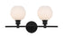 Living District Collier Sconce Model: LD2315BK