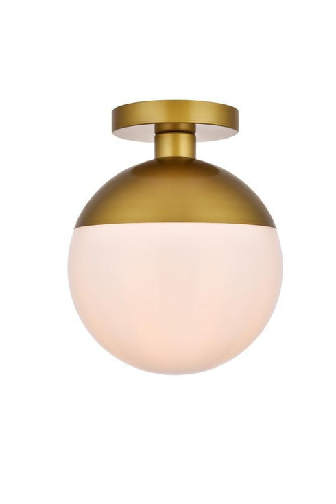 Living District Eclipse 1 Light Flush Mount Model: LD6066BR