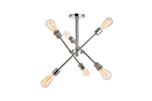 Living District Flush Mount Model: LD8003D17PN