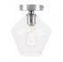 Living District Gene Flush Mount Model: LD2254BK