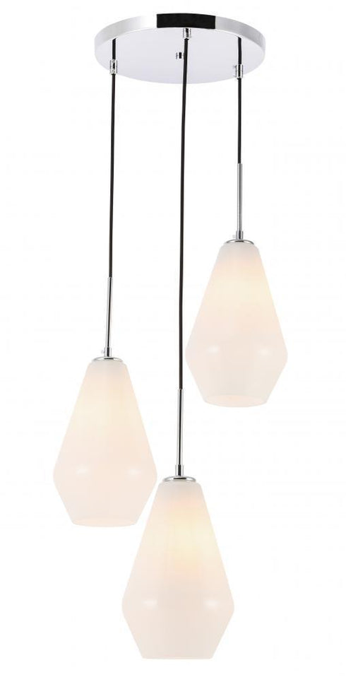 Living District Gene 3 Light Pendant Model: LD2263BK