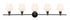 Living District Gene Sconce Model: LD2325BK