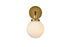 Living District Hanson 1 Light Sconce Model: LD7030W8BK