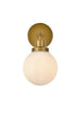 Living District Hanson 1 Light Sconce Model: LD7030W8BK