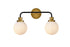 Living District Hanson 2 Light Vanity Model: LD7032W19PN