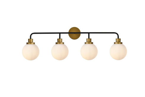 Living District Hanson 4 Light Vanity Model: LD7036W38BK