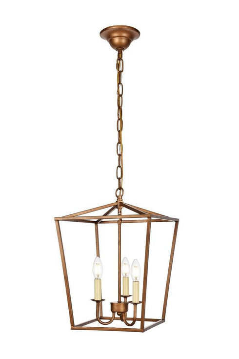 Living District Maddox Pendant Model: LD6008D12BK