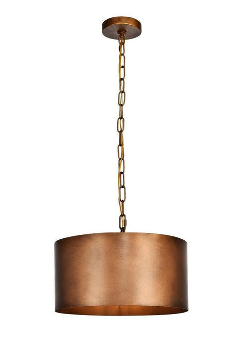 Living District Miro 1 Light Pendant Model: LD6015D15BR