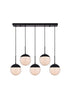 Living District Eclipse 5 Light Pendant Model: LD6082C
