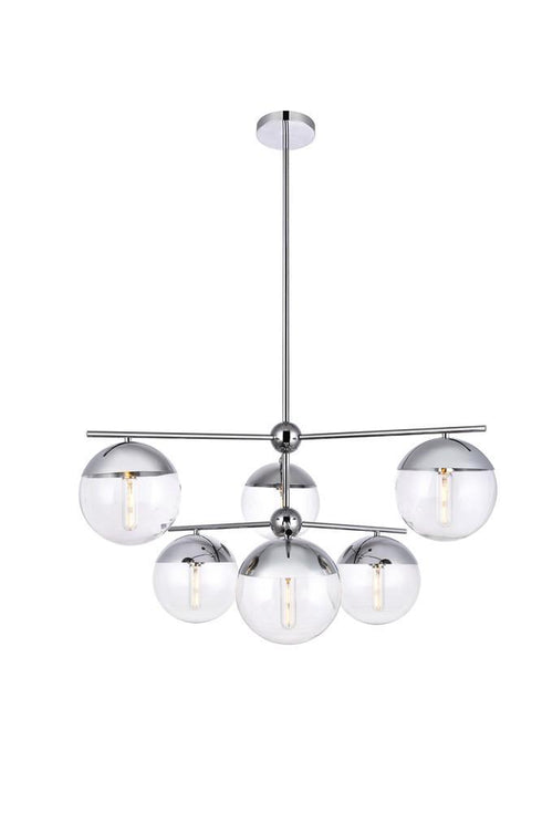 Living District Eclipse 6 Light Pendant Model: LD6142C