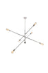 Living District Axel 6 Light Pendant Model: LD8014D55BR