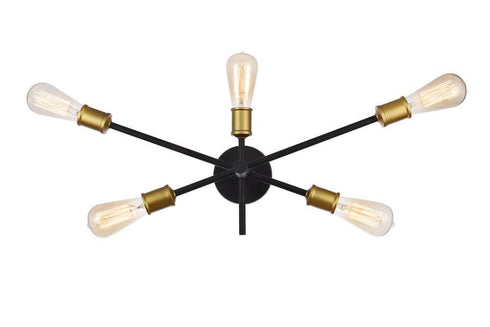 Living District Sconce Model: LD8003W24BK