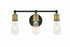 Living District Serif Sconce Model: LD4028W16BK