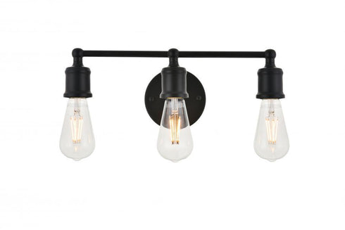 Living District Serif Sconce Model: LD4028W16BK