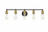 Living District Serif Sconce Model: LD4028W29BK
