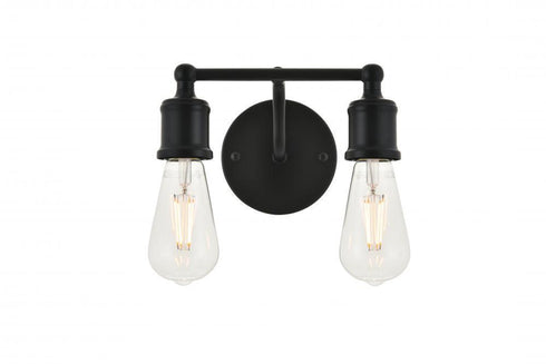 Living District Serif Sconce Model: LD4028W9BK