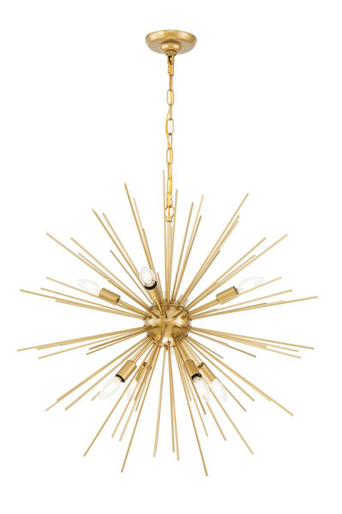 Living District Timber Pendant Model: LD5039D30BR