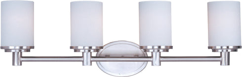 Maxim Cylinder 4 Light Bath Vanity Model: 9054SWSN