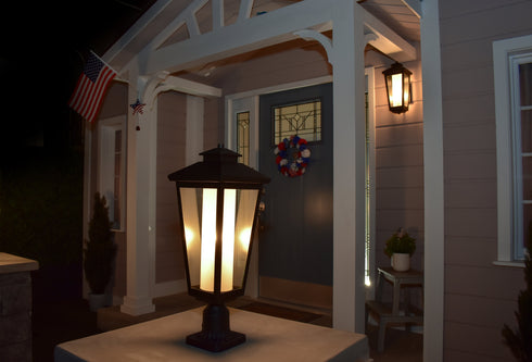 Maxim Aberdeen Outdoor Pol Post Mount Model: 2140CLFTAT