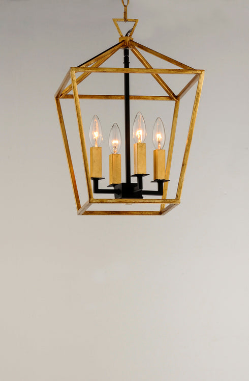Maxim Abode 4 Light Small Chandelier Model: 25152TXBPN