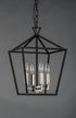 Maxim Abode 4 Light Small Chandelier Model: 25152TXBPN