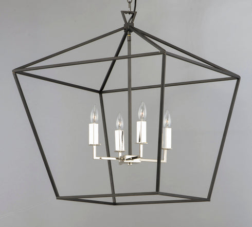 Maxim Abode Single Tier Chandelier Model: 25155TXBPN
