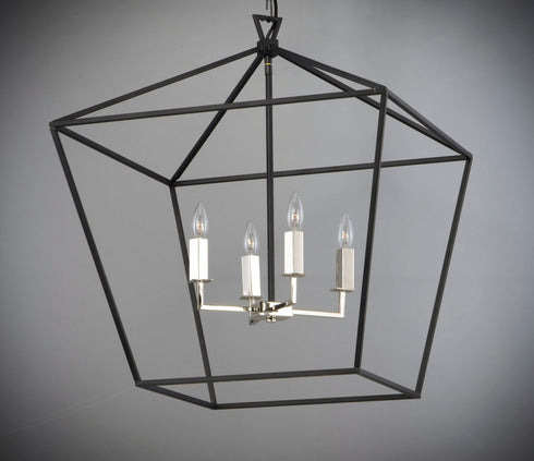 Maxim Abode Single Tier Chandelier Model: 25155TXBPN
