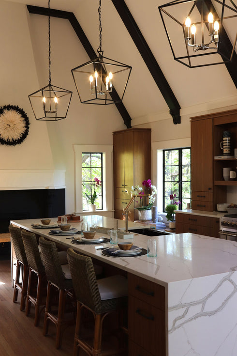 Maxim Abode Single Tier Chandelier Model: 25156TXBPN