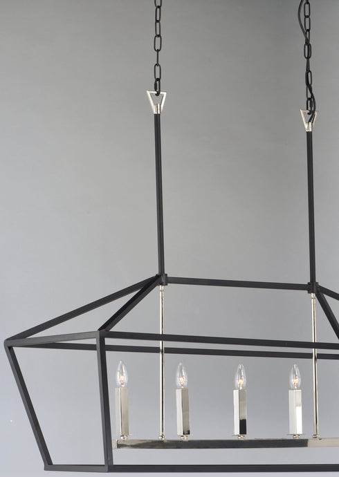 Maxim Abode Single Tier Chandelier Model: 25157TXBPN