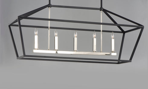 Maxim Abode Single Tier Chandelier Model: 25157TXBPN