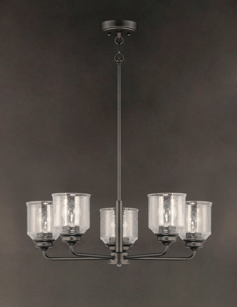 Maxim Acadia Single Tier Chandelier Model: 12266CDBK
