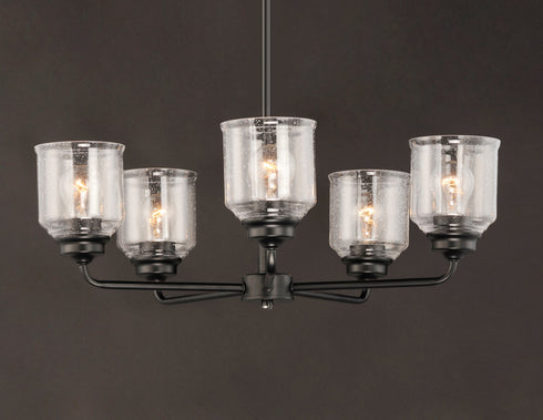 Maxim Acadia Single Tier Chandelier Model: 12266CDBK